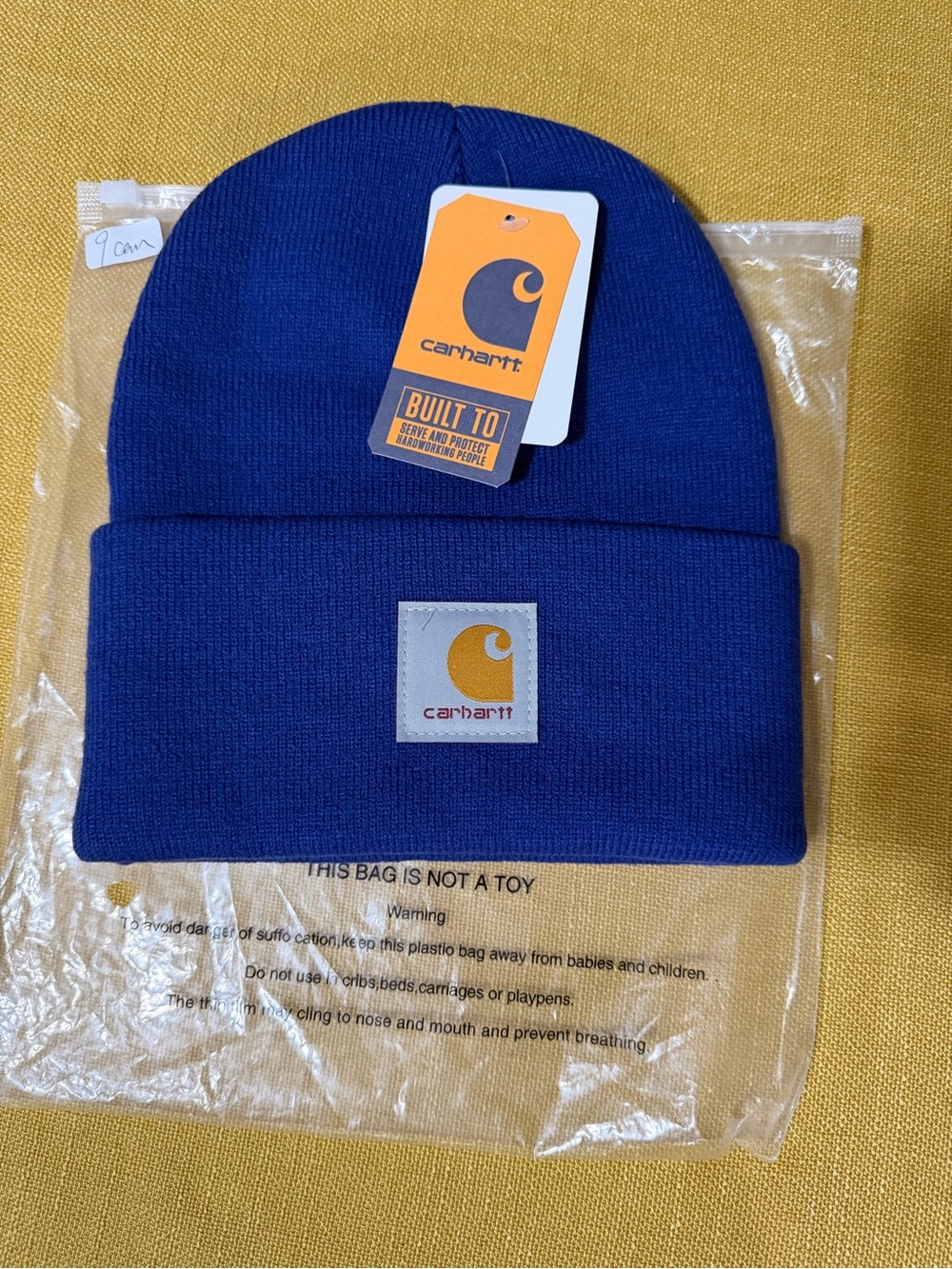 Carhartt unisex Blue Knit Beanie